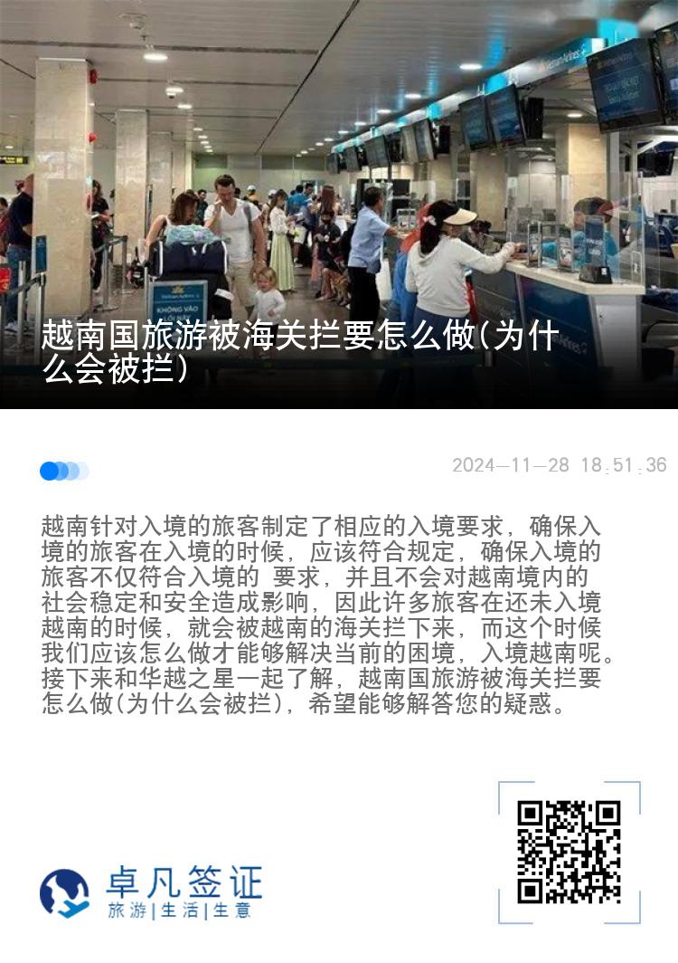 越南国旅游被海关拦要怎么做(为什么会被拦)