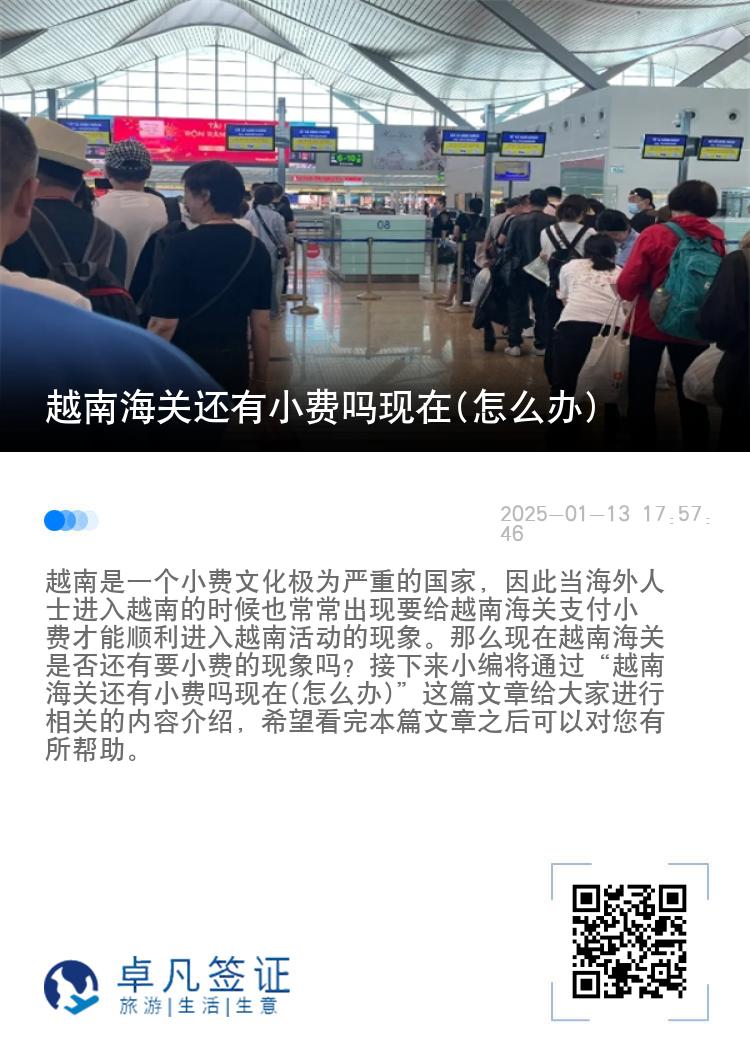越南海关还有小费吗现在(怎么办)